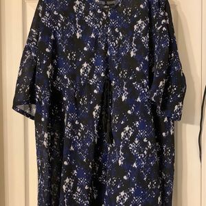 Tie mid section blouse